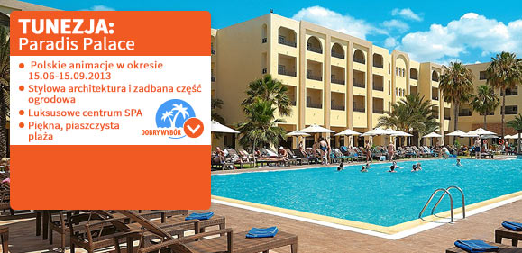 Tunezja Paradis hotel