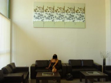 Hotel Amfibia - w recepcji