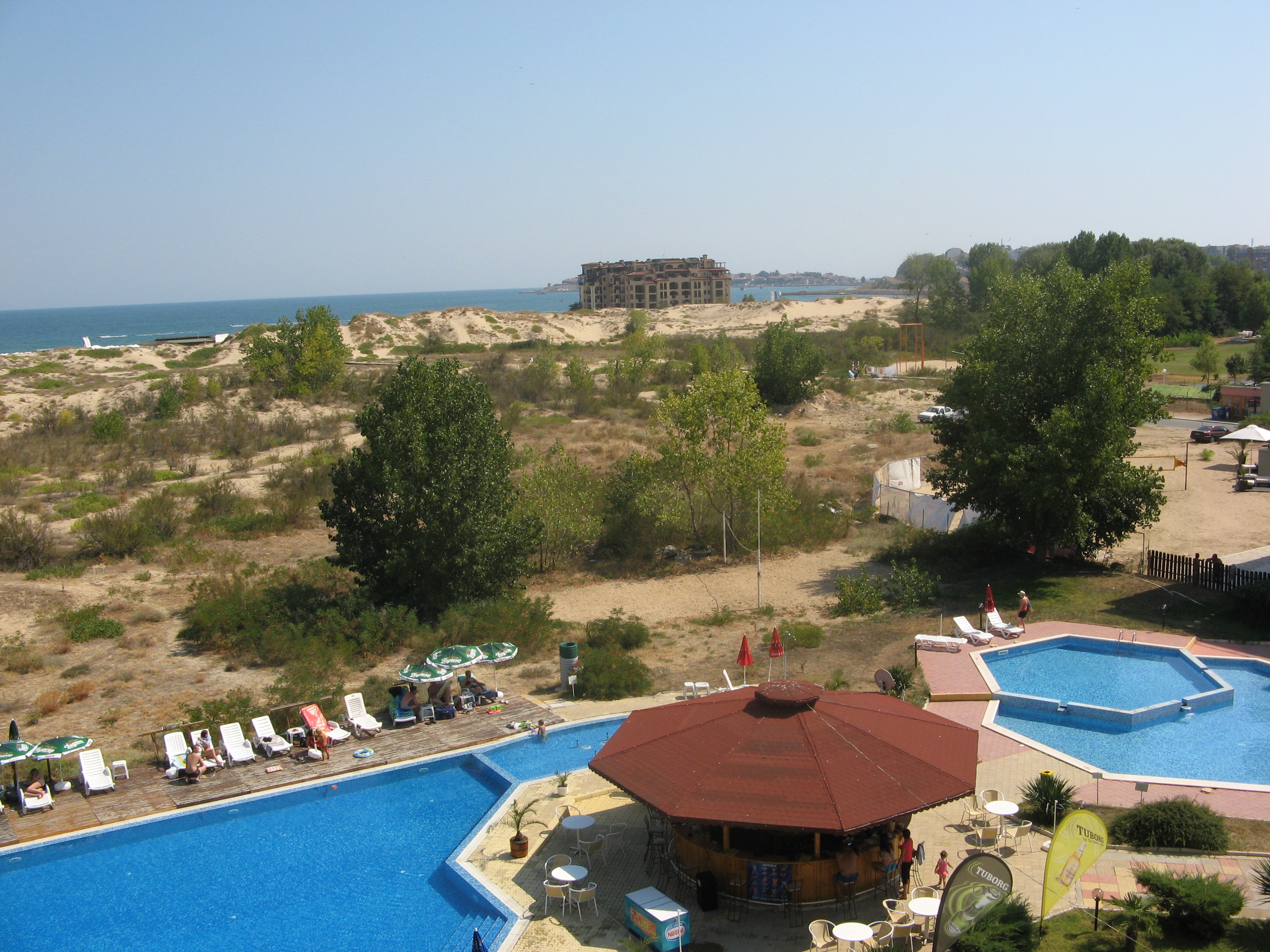 Hotel Amfibia - Widok z balkonu 