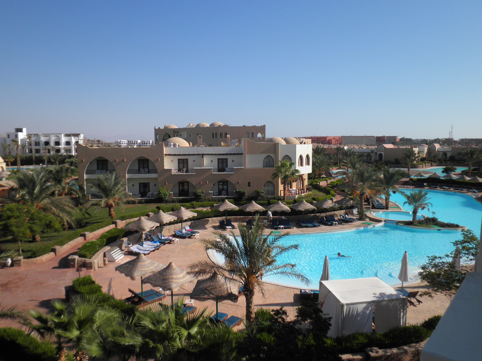 Hotel Three Corners Palmyra - widok z pokoju