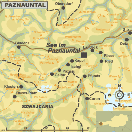 Przewodnik See im Paznauntal, Austria zimą * narty, snowboard, noclegi