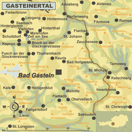 Przewodnik Bad Gastein, Austria zimą * narty, snowboard, noclegi, trasy